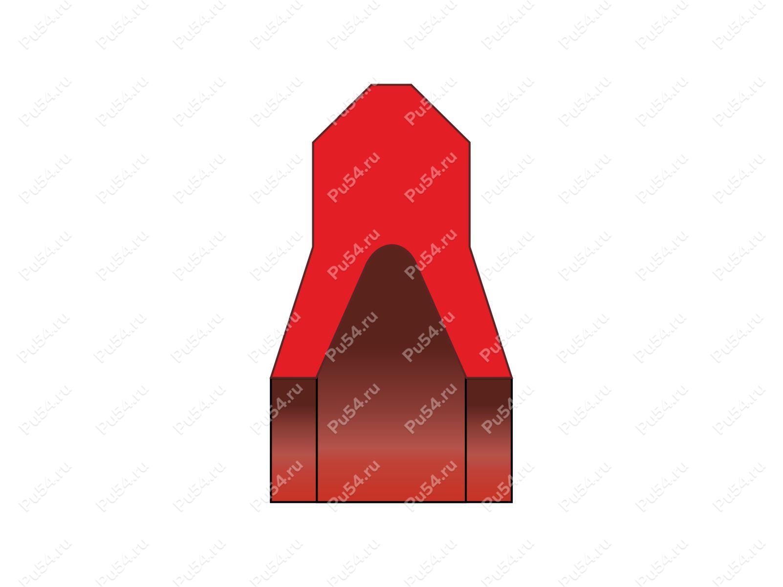 Уплотнение поршня 125x101x5,1 аналог K65-125 KASTAS KA125 N 896/125 193606 KA-ring KNORR (NPU-365), Código de product 70-08-967014, Poliuretano, PU54/M92/красный, Imagen №1
